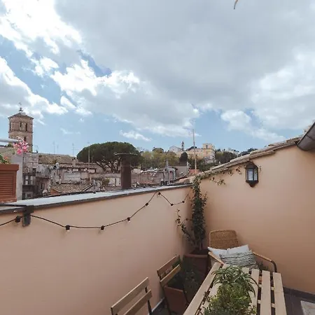 Amazing Penthouse With Terrace And Rooftop In Trastevere 公寓 罗马
