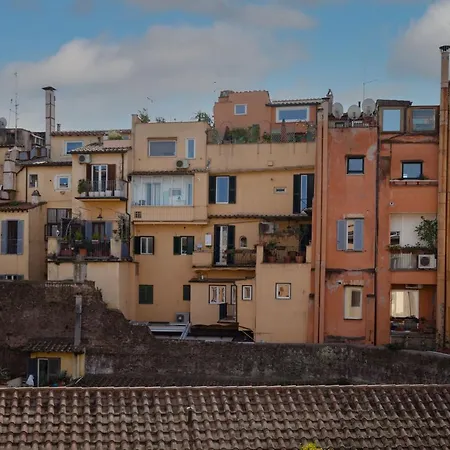 公寓 Amazing Penthouse With Terrace And Rooftop In Trastevere