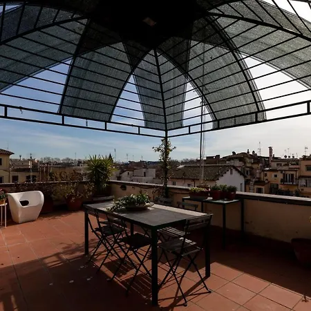 Amazing Penthouse With Terrace And Rooftop In Trastevere 公寓 *