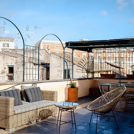 公寓 Amazing Penthouse With Terrace And Rooftop In Trastevere *