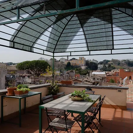 Lägenhet Amazing Penthouse With Terrace And Rooftop In Trastevere *