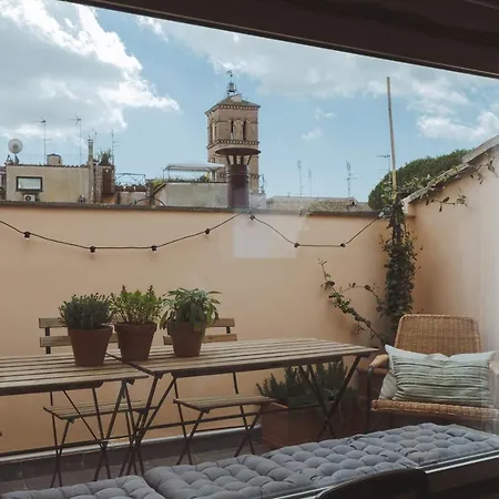 Amazing Penthouse With Terrace And Rooftop In Trastevere * Rome